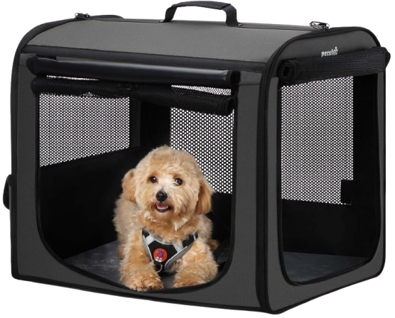 Top Pick for Safe Dog Travel: Dog Car Carrier Lightweight Crate Review