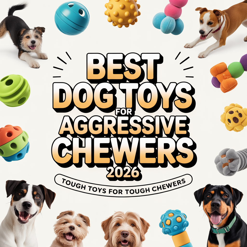 Best dog toys for aggressive chewers in the USA 2026 featuring durable chew toys